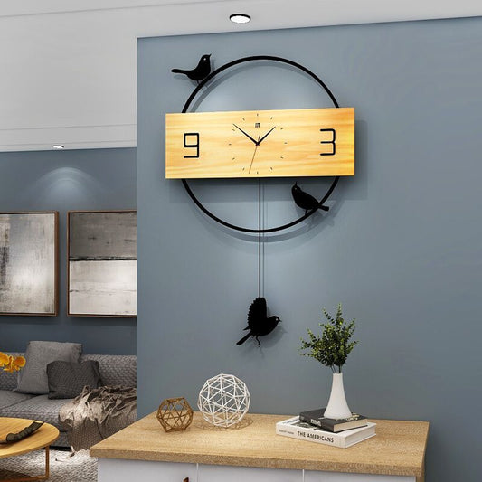 Nordic  Wall Clock The Living Room Is Simple And Creative Success