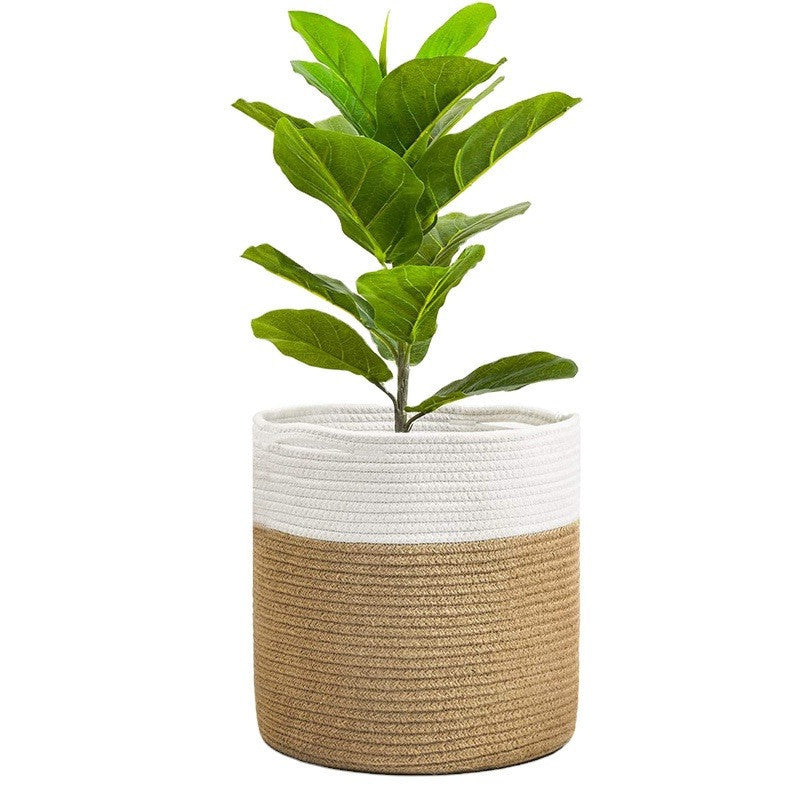 Modern Woven Indoor Plant Storage Basket Flower