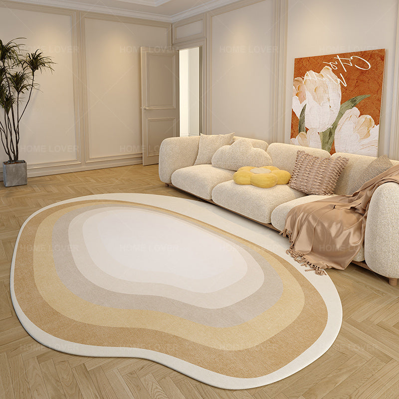 Irregular Shaped Simple Household Carpet