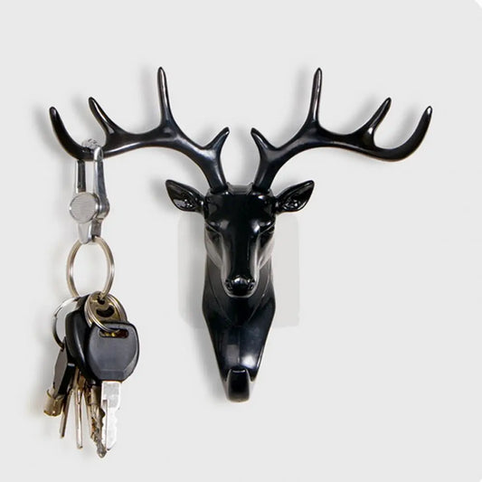 Deer Head Key Holder - Antler Hook