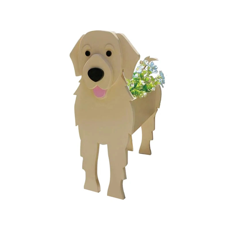 Garden Flower Pot Dog Shape - Garden Outdoor Home Decor