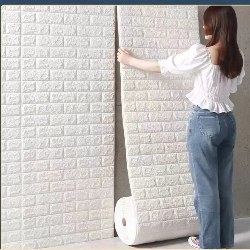 PVC Self Adhesive Waterproof 3D Wall Stickers - 10pcs