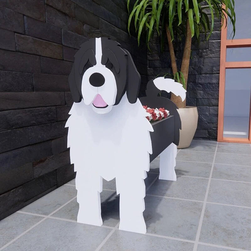 Garden Flower Pot Dog Shape - Garden Outdoor Home Decor