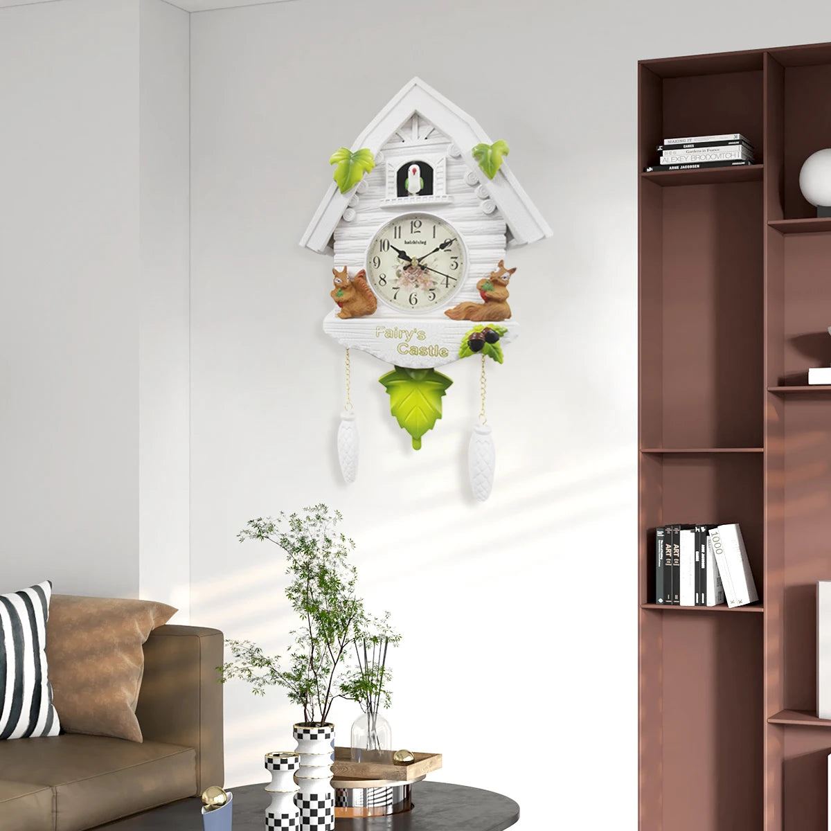 Cuckoo's voice Wall Clock Bird House