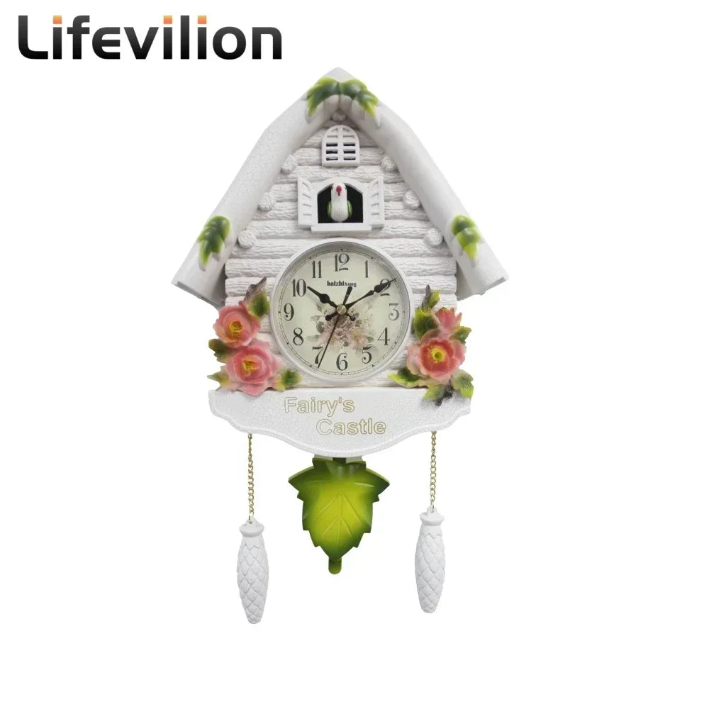 Cuckoo's voice Wall Clock Bird House