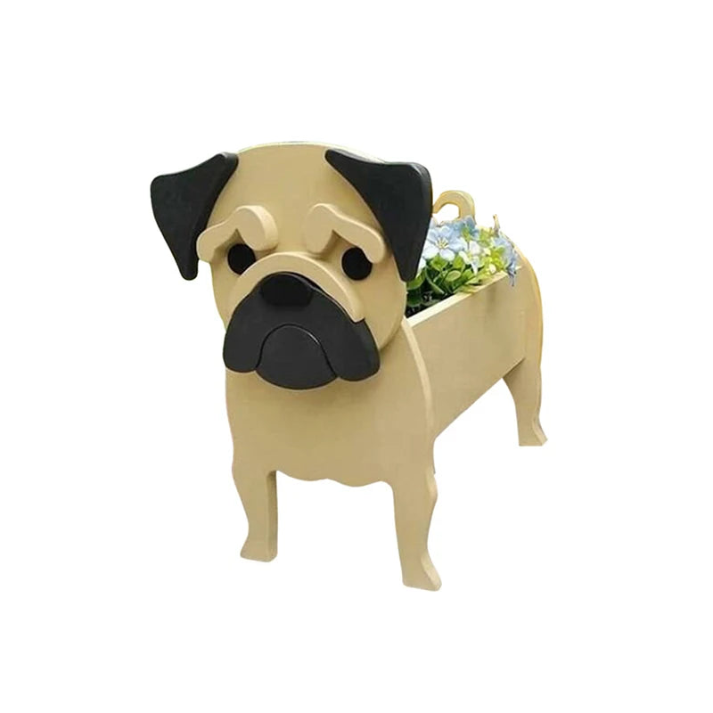 Garden Flower Pot Dog Shape - Garden Outdoor Home Decor