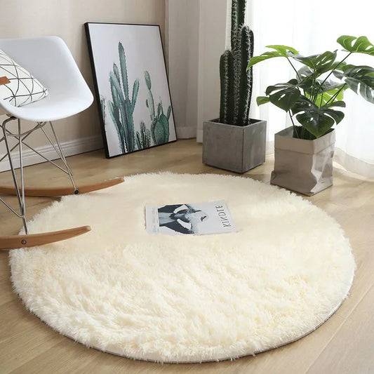 Soft Plush Round Carpet - Kids Room