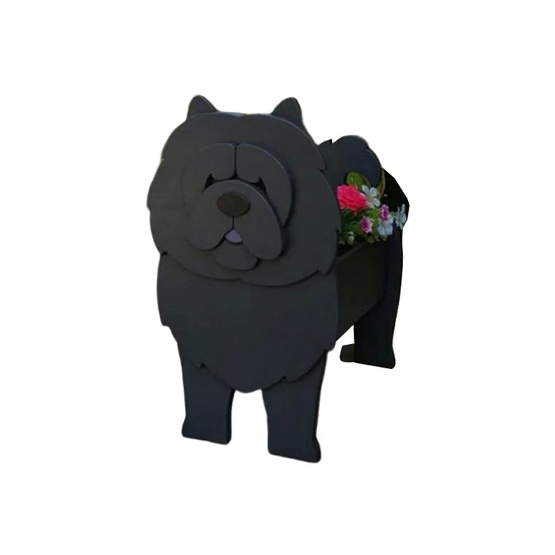 Garden Flower Pot Dog Shape - Garden Outdoor Home Decor