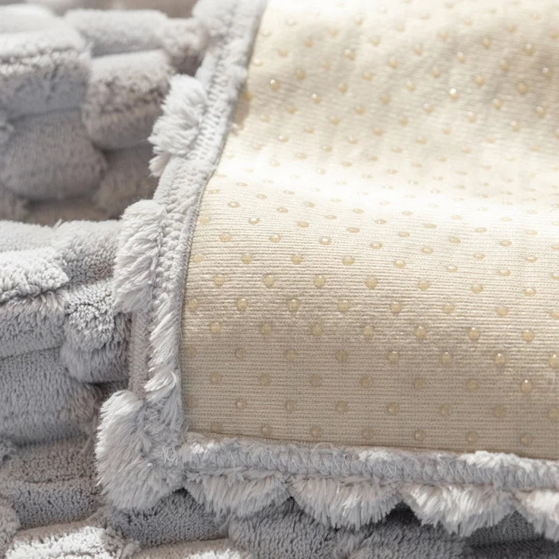 Plush Sofa Towel - Non-Slip