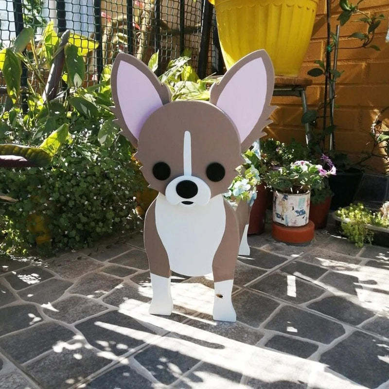 Garden Flower Pot Dog Shape - Garden Outdoor Home Decor