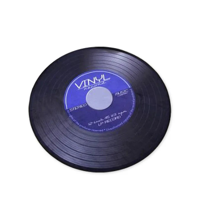 Vinyl Record Printed Round Carpet Rugs