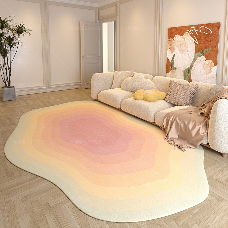 Irregular Shaped Simple Household Carpet